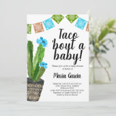 Les Garçons Taco Bout Invitation baby shower (Debout devant)