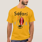 Les gars Safaris Hakuna Matata tshirts (Devant)