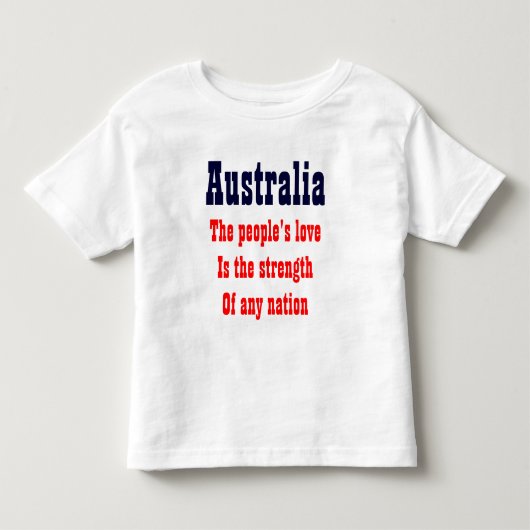 Les gens aiment les t-shirts australiens (Devant)