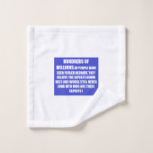 Les gens choisissent des poèmes de style de vie (Gant de toilette)