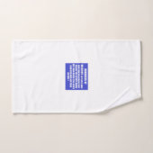 Les gens choisissent des poèmes de style de vie (Serviette à main)