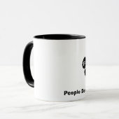 Les gens consacrés dans la tasse de faune (Devant gauche)