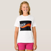 Les gens Dansant Silhouettes Filles T-shirt (Devant entier)