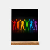 Les gens du groupe de SlipperyJoe se tenant la mai (Recto)