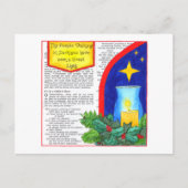 Les gens marchent dans les ténèbres Carte postale  (Devant)