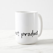 Les gens, pas les produits Mug (Devant droit)