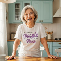 "Les gens que j'aime m'appellent" T-Shirt pour fem