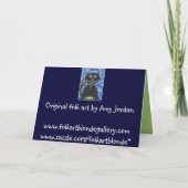 Les gens qui détestent des chats… - carte de voeux (Dos)