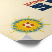 Les Gets, Savoie, Frankrijk, Ski Poster (Hoek)