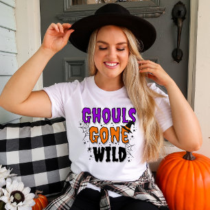 Les Ghouls sont devenus des T-shirts d'Halloween m