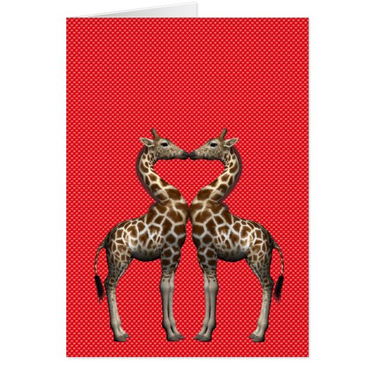 Les girafes amoureuses (Devant)