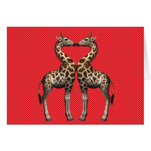Les girafes amoureuses (Devant horizontal)