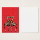 Les girafes amoureuses (Devant & derrière)