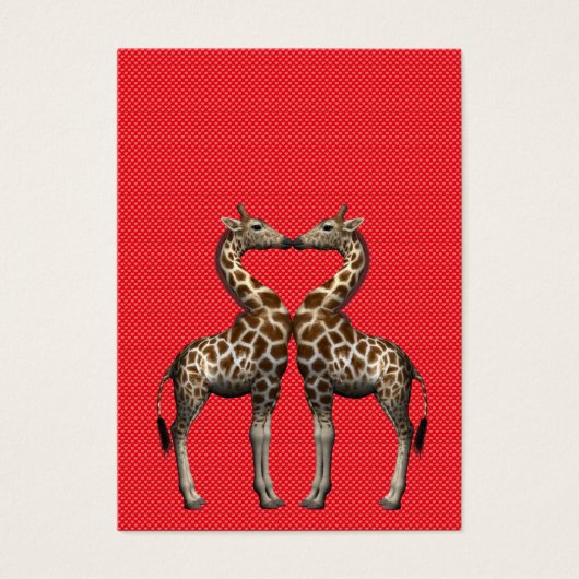 Les girafes amoureuses (Devant)