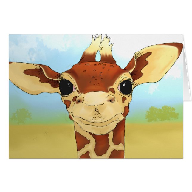 Les girafes sont étranges (Devant horizontal)