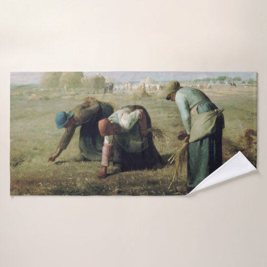 Les Gleaners, Jean-François Millet, 1857 (Serviette de bain)