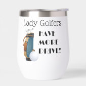 Les Golfeurs Lady Ont Plus De Conduite Vin Thermiq (Gauche)