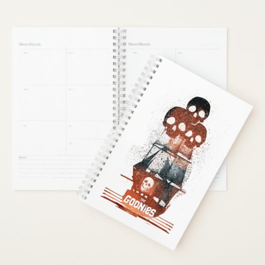 Les Goonies Pirate Ship Silhouette Graphique (Devant avec enveloppe)