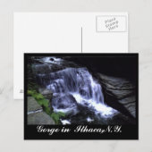 LES GORGES D'ITHACA, N.Y. carte postale (Devant / Derrière)