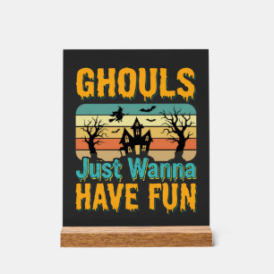 Les goules veulent juste s'amuser Design Halloween