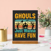 Les goules veulent juste s'amuser Design Halloween (Mariage)
