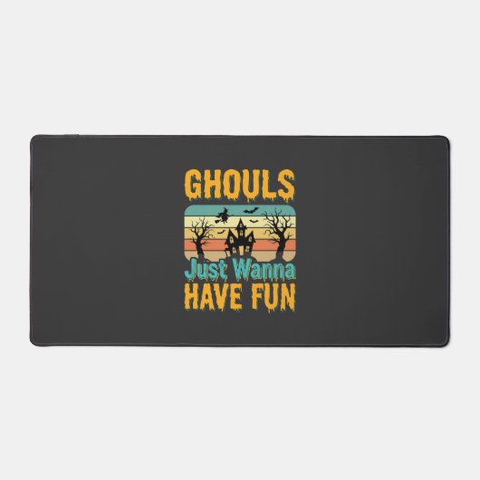 Les goules veulent juste s'amuser Design Halloween (Recto)