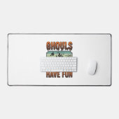 Les goules veulent juste s'amuser Halloween vintag (Clavier et souris)