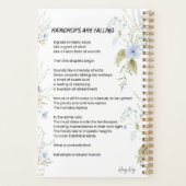 Les gouttes de pluie tombent de la poésie (Dos)