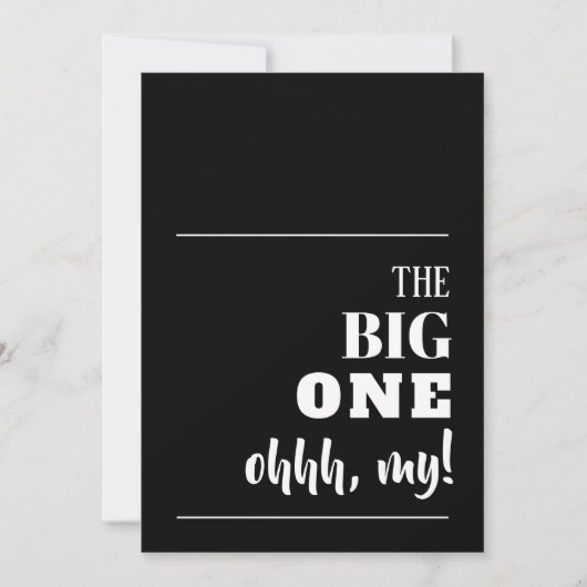 Les grandes invitations d'anniversaire (Devant)