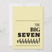 Les grandes invitations d'anniversaire de 70 ans (Devant)