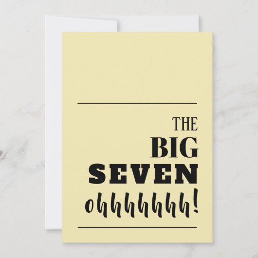 Les grandes invitations d'anniversaire de 70 ans (Devant)