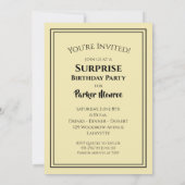 Les grandes invitations d'anniversaire de 70 ans (Dos)