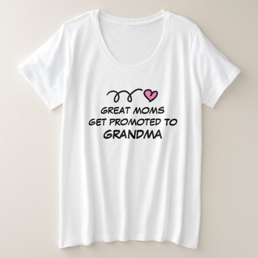 Les grandes mamans sont promues à grand-mère plus (Design devant)
