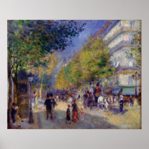 Les Grands Boulevards van Renoir Poster
