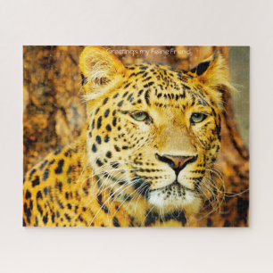 Les Grands Chats Léopards. Jigsaw Puzzle