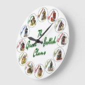 Les grands clans écossais style horloge deux (Angle)