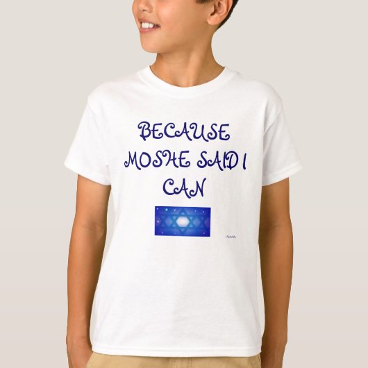 LES GRANDS ENFANTS T-SHIRT POUR HANOUKKA (Devant)