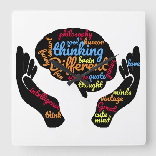 Les grands esprits pensent à différentes horloge m (Recto)