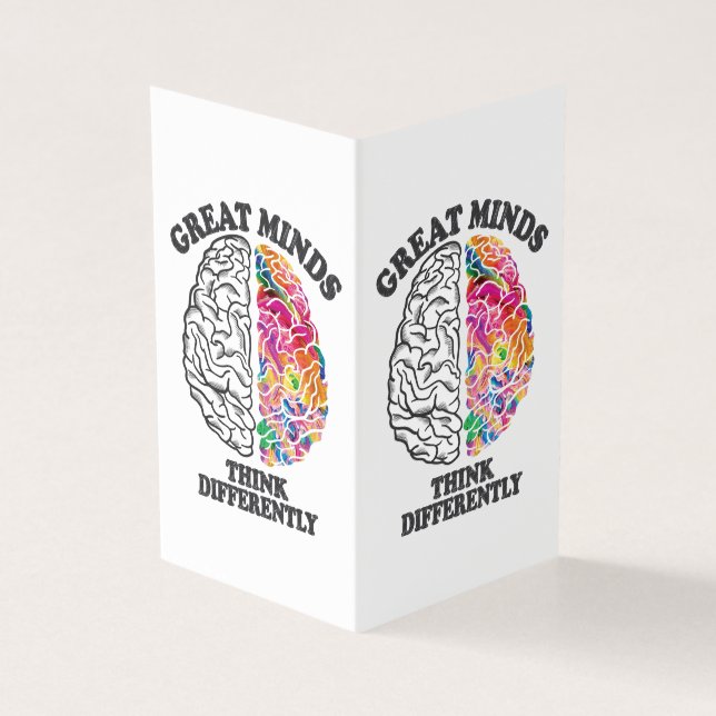 Les grands esprits pensent différemment Cerveau (Outside)