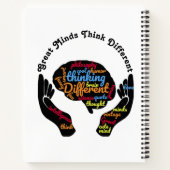 Les grands esprits pensent un Carnet Spiral différ (Dos)