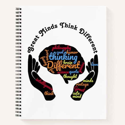 Les grands esprits pensent un Carnet Spiral différ (Devant)