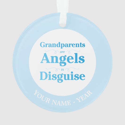 Les grands-parents sont des anges dans le (dos)