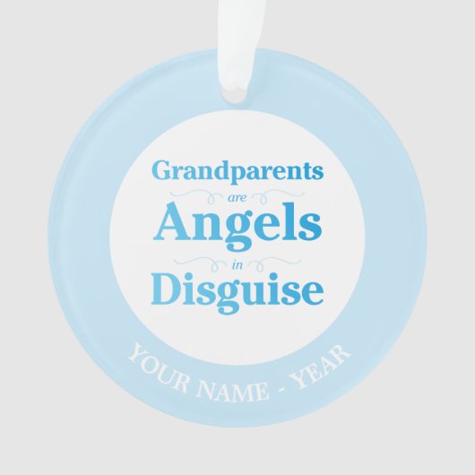 Les grands-parents sont des anges dans le (devant)