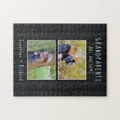 "Les grands-parents sont géniaux" Photo Puzzle (Horizontal)
