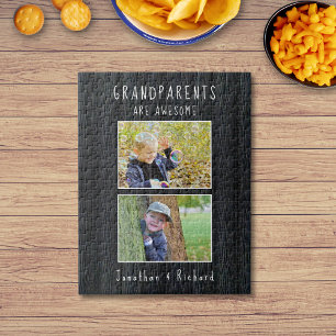 "Les grands-parents sont géniaux" Photo Puzzle