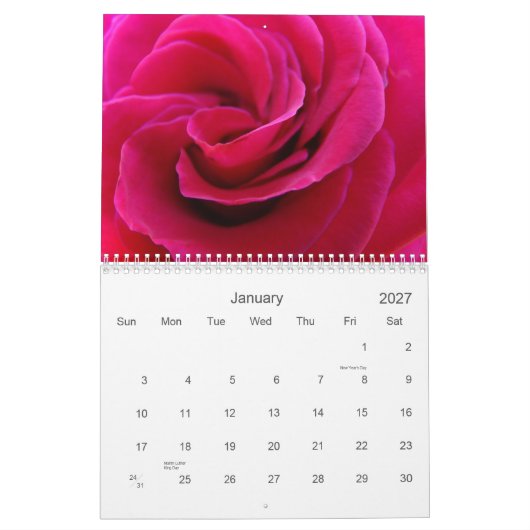 Les grands patrons inspirent des calendriers de (Jan 2027)