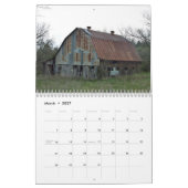 Les granges du calendrier passé personnalisent (Mar 2027)