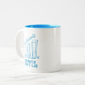 Les graphiques ne mentent pas Mug (Devant gauche)