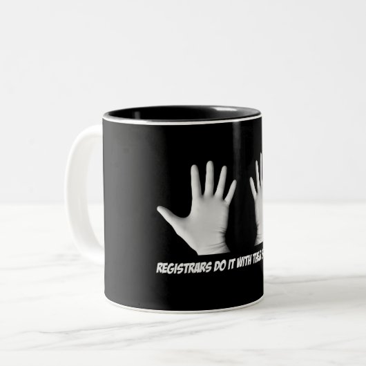 Les Greffiers Le Font Avec Leurs Gants - Mug (Devant gauche)