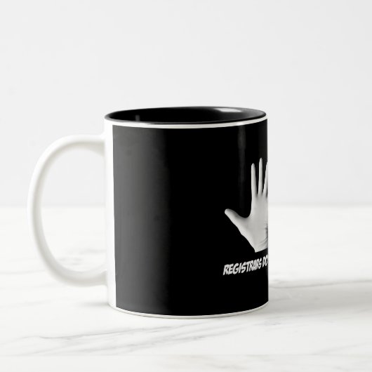 Les Greffiers Le Font Avec Leurs Gants - Mug (Gauche)